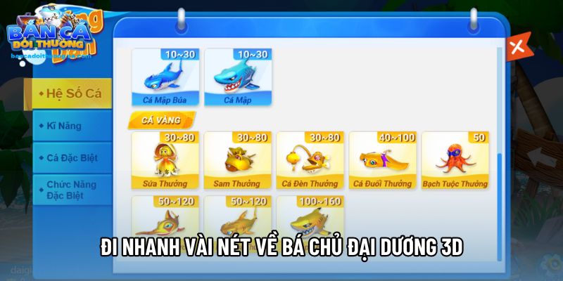 Đi nhanh vài nét về Bá chủ đại dương 3D