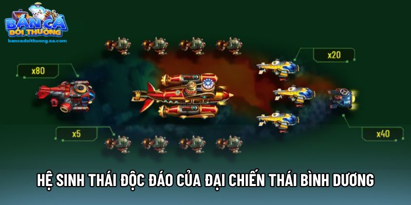 Hệ sinh thái độc đáo của Đại Chiến Thái Bình Dương